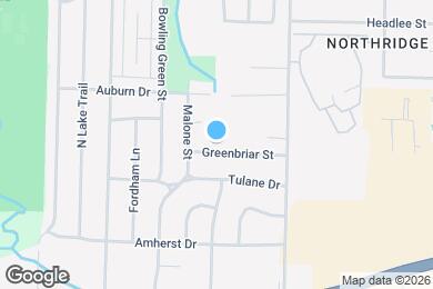 Map image of the property - 1310 Greenbriar St