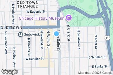 Map image of the property - 1526 N LaSalle St