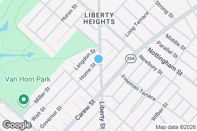 Map image of the property - 884 Liberty St