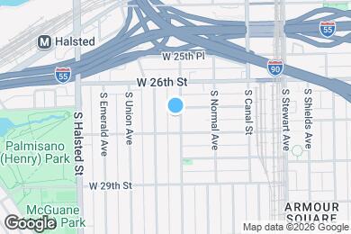 Map image of the property - 2706 S Wallace St