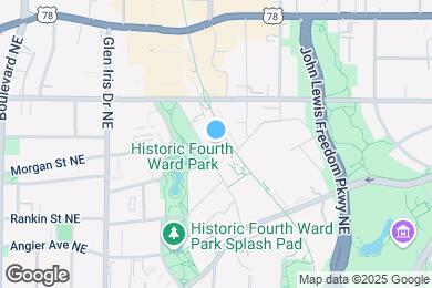 Map image of the property - 385 N Angier Ave NE