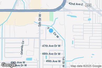 Map image of the property - 4507 3rd Street Cir W