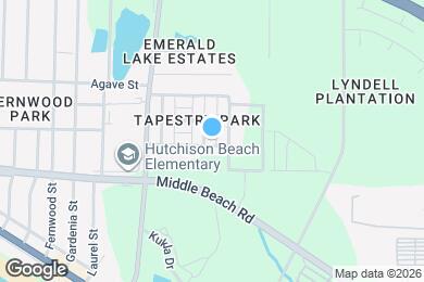 Map image of the property - 301 Coral Gables St