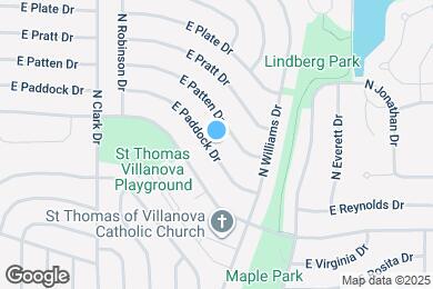 Map image of the property - 1160 E Paddock Dr