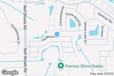 Map image of the property - 1111 Hardwood Dr
