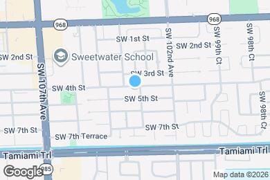 Map image of the property - 10310 SW 4th St