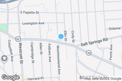 Map image of the property - 2413 E Genesee St