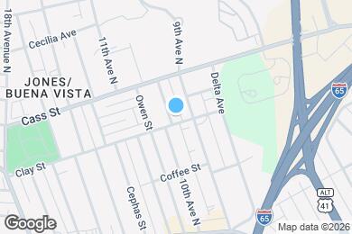 Map image of the property - 2002 10th Ave N