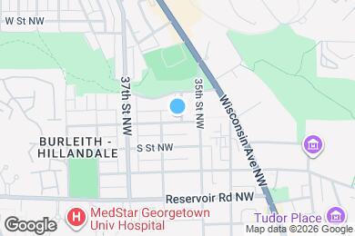 Map image of the property - 3519 T St NW