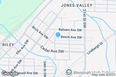 Map image of the property - 3237 Beech Ave SW