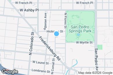 Map image of the property - 1820 N Comal