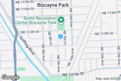 Map image of the property - 11105 NE 9th Ave