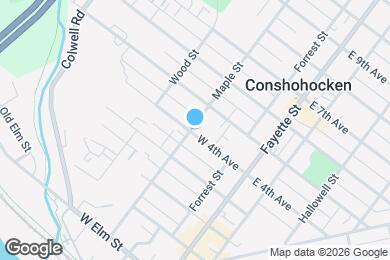 Map image of the property - 152 W 4th Ave