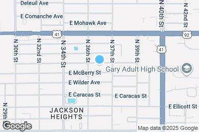 Map image of the property - 3611 E Shadowlawn Ave