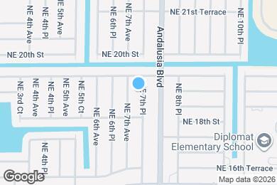 Map image of the property - 1824 NE 7th Pl