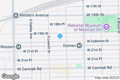 Map image of the property - 2120 W Cullerton St