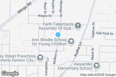 Map image of the property - 1721 Oak Tree Dr