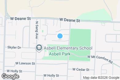 Map image of the property - Pleasant Woods Townhomes