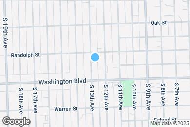 Map image of the property - 417 S 13th Ave