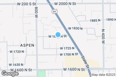 Map image of the property - 675 W 1800 N