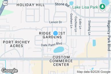 Map image of the property - 8653 Sabal Way