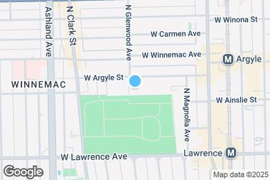 Map image of the property - 4909 N Glenwood Ave
