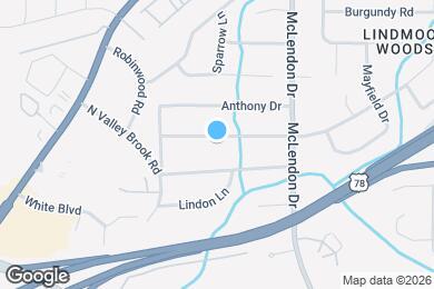 Map image of the property - 3071 Francine Dr