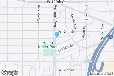 Map image of the property - 12426 S Vermont Ave