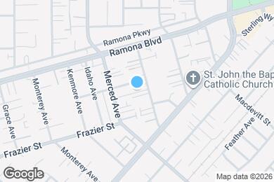 Map image of the property - 3831 Bresee Ave