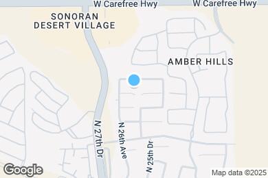 Map image of the property - 2556 W Amber Sun Dr