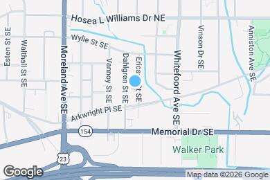 Map image of the property - 135 Ericson Street Southeast