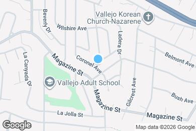 Map image of the property - 1114 Coronel Ave