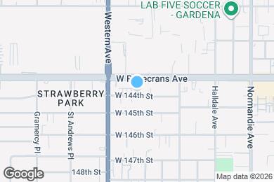 Map image of the property - 1711 W 144th St