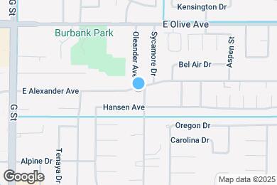 Map image of the property - 780 E Alexander Ave