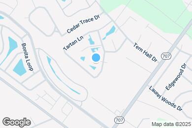 Map image of the property - 505 White Hawk Ct