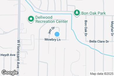 Map image of the property - 1657 Mowbry Ln