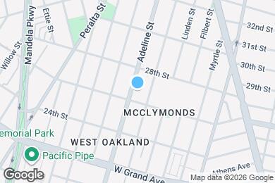 Map image of the property - 2624 Adeline St