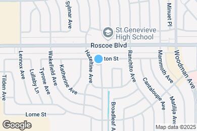 Map image of the property - 8213 Murietta Ave