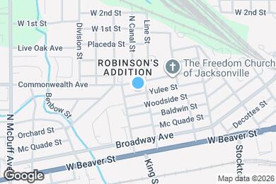 Map image of the property - 2149 Yulee St