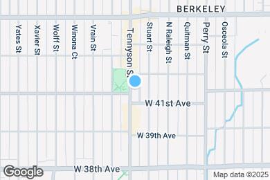 Map image of the property - 4144 Tennyson St