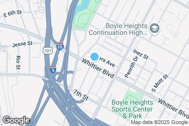 Map image of the property - 2233 Whittier Blvd