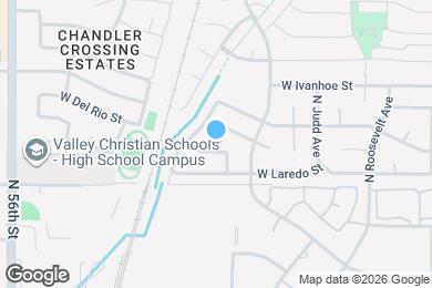 Map image of the property - 6420 W Monterey St