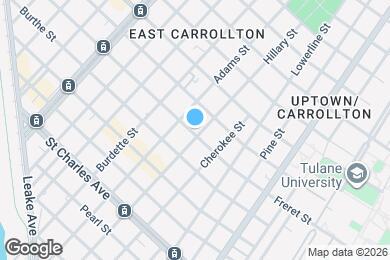 Map image of the property - 7605 Freret St