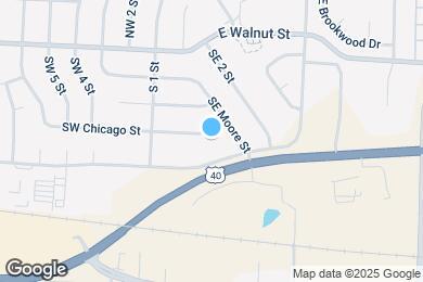 Map image of the property - 300 SE Chicago St