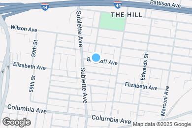 Map image of the property - 5454 Bischoff Ave
