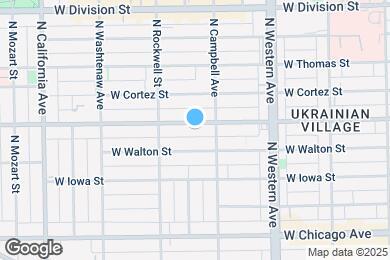 Map image of the property - 2521 West Augusta Boulevard