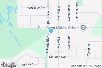 Map image of the property - 221 S Park Blvd