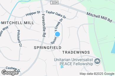 Map image of the property - 4126 Springfield Creek Dr
