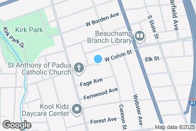 Map image of the property - 331 W Colvin St