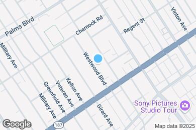 Map image of the property - 3720 Westwood Blvd